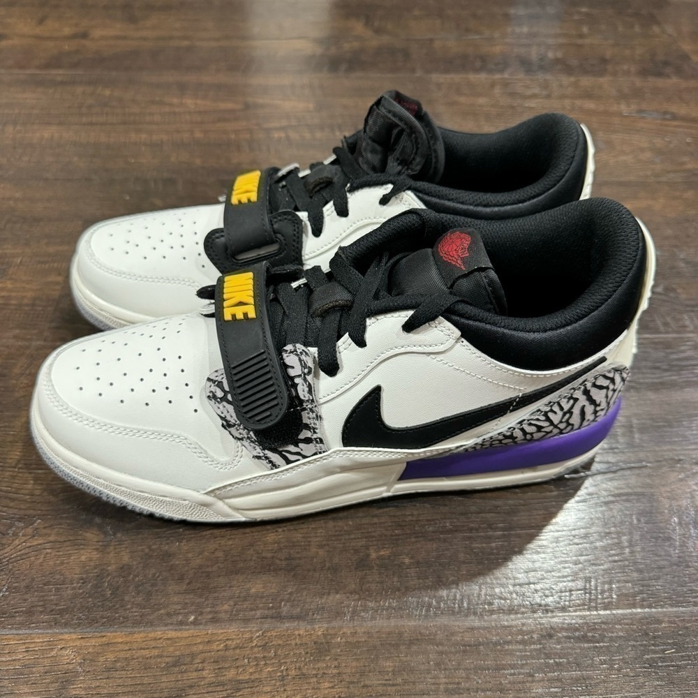 Nike Air Jordan Legacy 312 Low Lakers Retro Sneaker Size 8.5 Women‎ - Picture 6 of 11